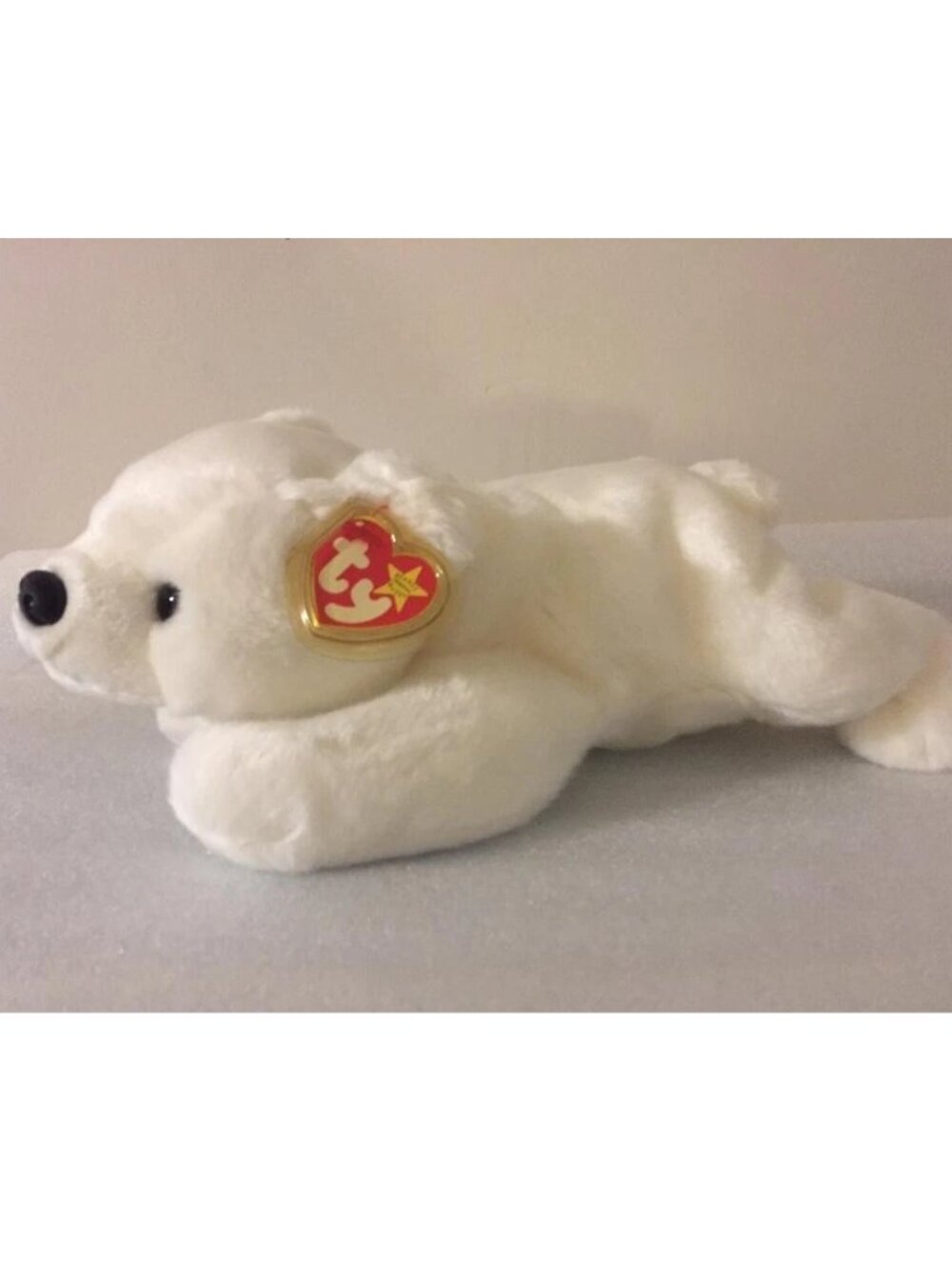 TY 1998 CHILLY the POLAR BEAR BEANIE BUDDY 14 in Brand New with Tags